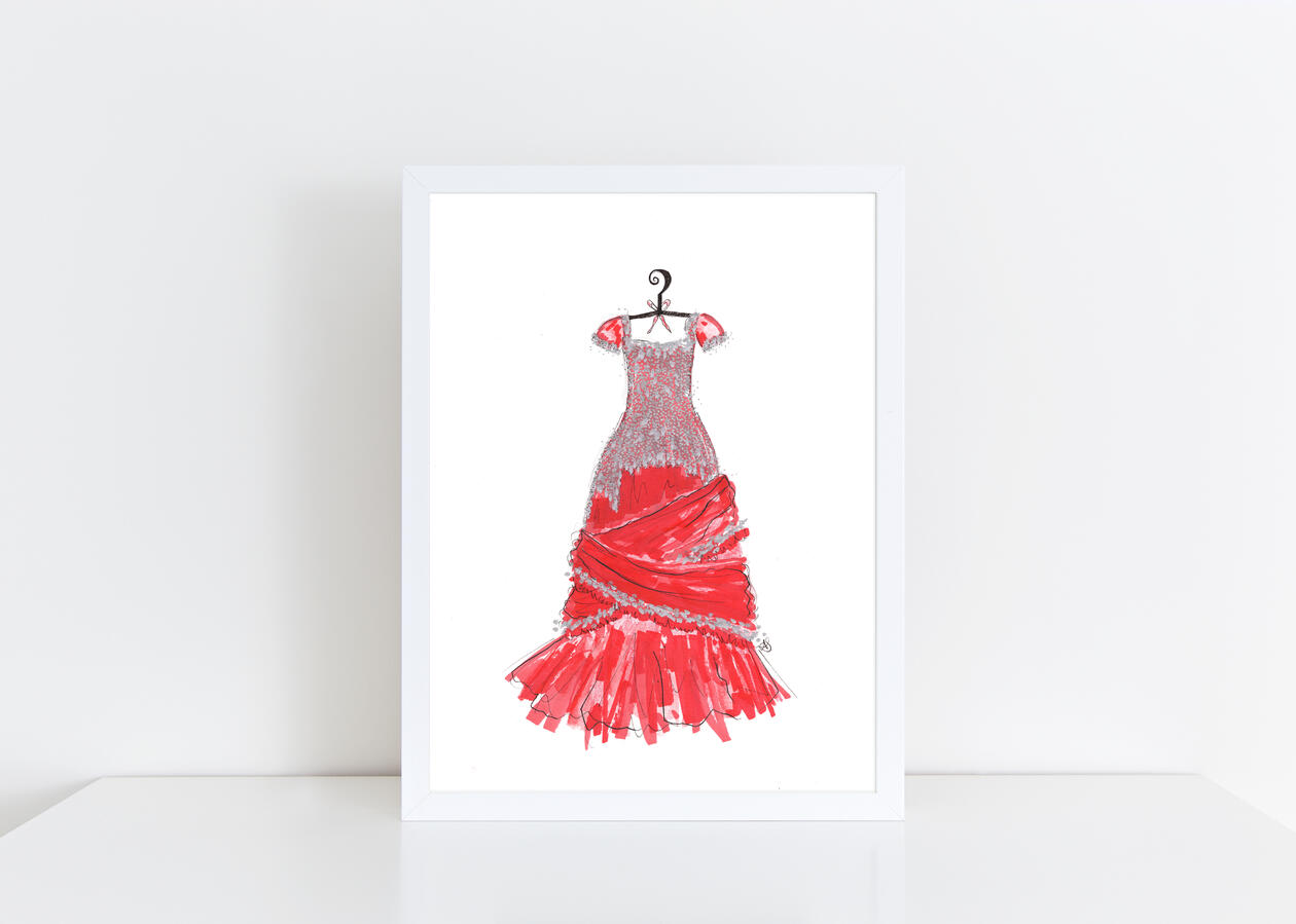 Red Indian Wedding Dress