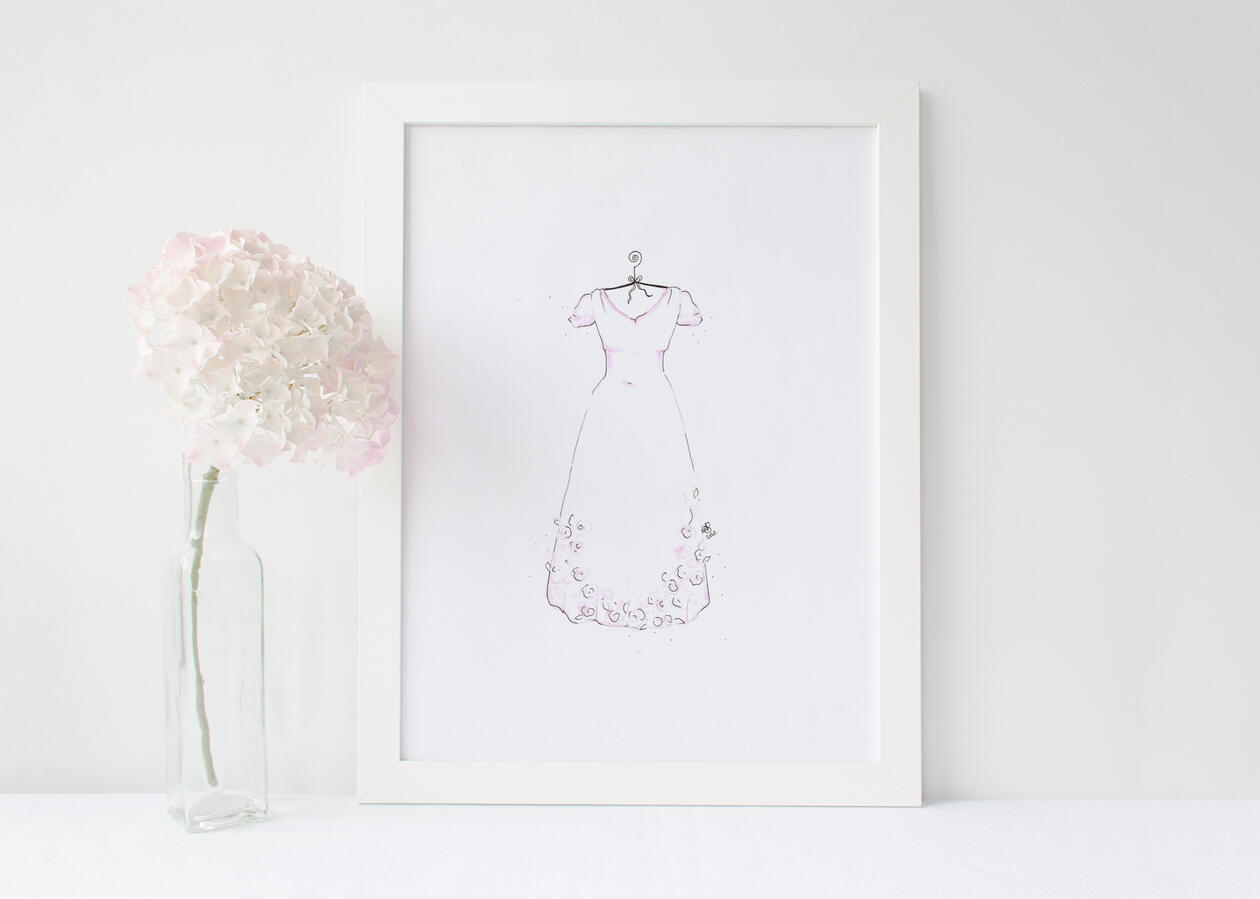 Fashion Illustration Dress 1